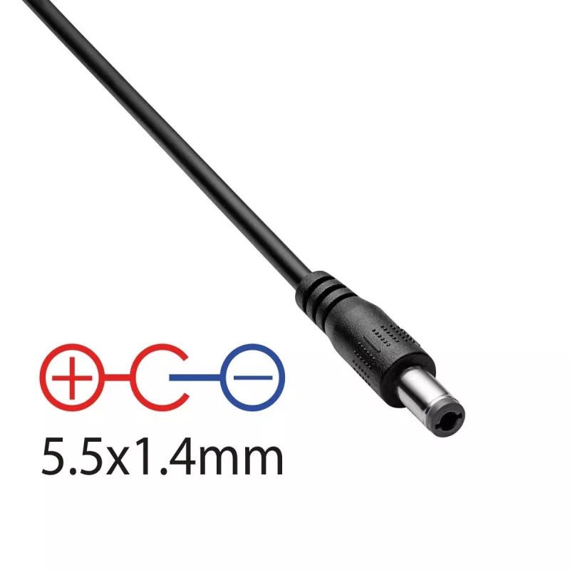 Fonte de alimentação Akyga AK-PD-32 para teclados Casio, 9 V, 1 A, 9 W, 5,5 x 1,4 mm, 1,5 m