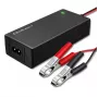 Carregador de bateria automático Qoltec para AGM GEL STD | retificador 12V | 2A | 24W | LED | cabo 1,8m
