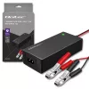 Carregador de bateria automático Qoltec para AGM GEL STD | retificador 12V | 2A | 24W | LED | cabo 1,8m
