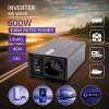 Inversor de potência de onda MS Qoltec 12V para 230V 300/600W USB compatível com LiFePO4 GEL AGM