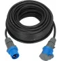Brennenstuhl extensão elétrica 25m CEE 230V/16A H07RN-F 3G 2.5mm² preto