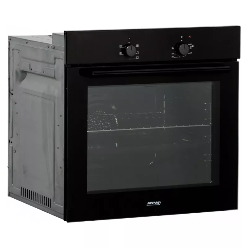 MPM MPM-63-BO-12T forno elétrico de encastrar 65L preto/aço inoxidável