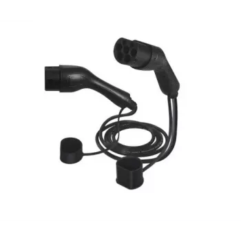 DEFENZO Lineo AC22 cabo de carregamento EV Type 2 7m 22kW 32A trifásico preto