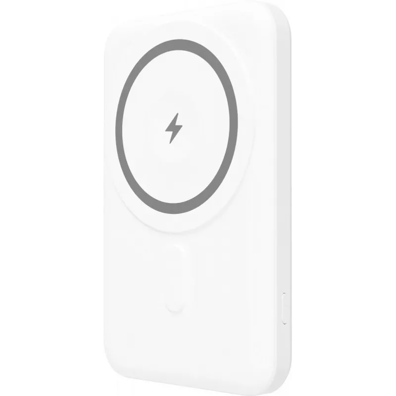 Power bank YENKEE 501 WH SILIC 5000mAh MagSafe PD 20W branco