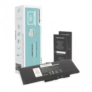 MITSU Bateria MYJ96 para Dell Latitude 7390 7490 - 7200 mAh (53 Wh)