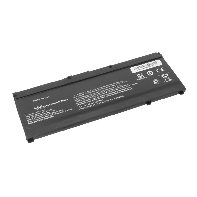 Bateria MITSU SR04XL TPN-C133 para HP Omen 15-DC 15-CE - 3500 mAh (54 Wh)