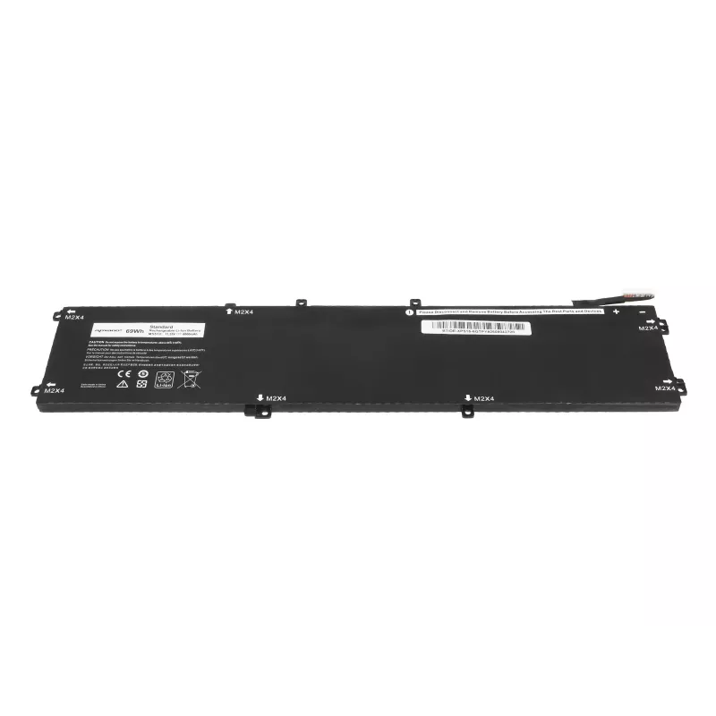 Bateria MITSU 6GTPY para Dell XPS 15 9550 - 6000 mAh (69 Wh)