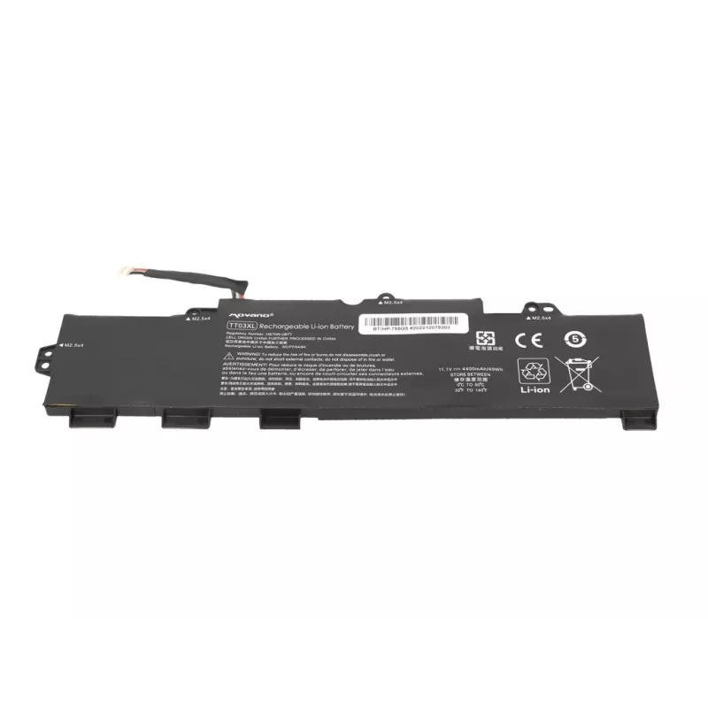 Bateria MITSU TT03XL para HP EliteBook 755 850 G5 850 G6 - 4400 mAh (49 Wh)