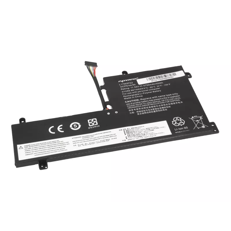 Bateria MITSU L17C3PG2 para Lenovo Legion Y530 Y730 Y7000 - 4750 mAh (55 Wh)