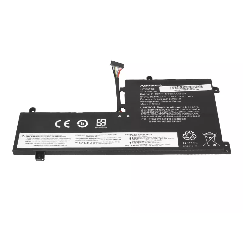 Bateria MITSU L17C3PG2 para Lenovo Legion Y530 Y730 Y7000 - 4750 mAh (55 Wh)