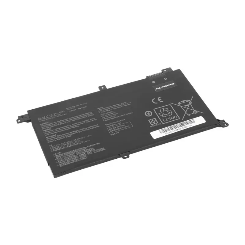 Bateria MITSU B31N1732 para Asus Vivobook S430 X430U K430 - 3600 mAh (41 Wh)