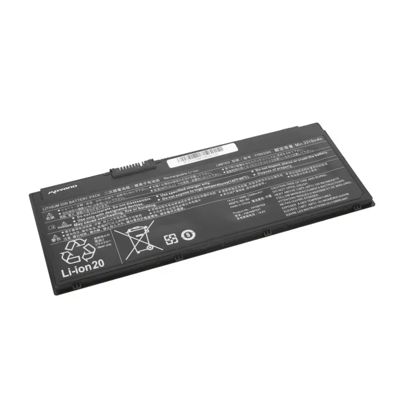 Bateria MITSU FPB0338S para Fujitsu LifeBook U758 - 3490 mAh (50 Wh)