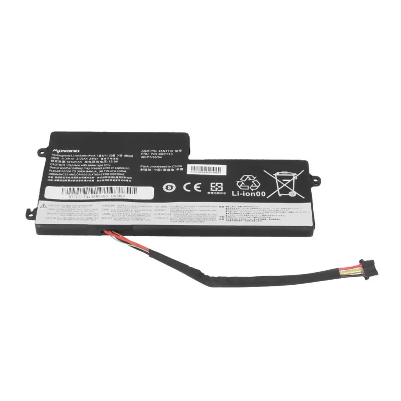 Bateria MITSU 45N1108 para Lenovo ThinkPad T440 T440S X240 - 2060 mAh (24 Wh)
