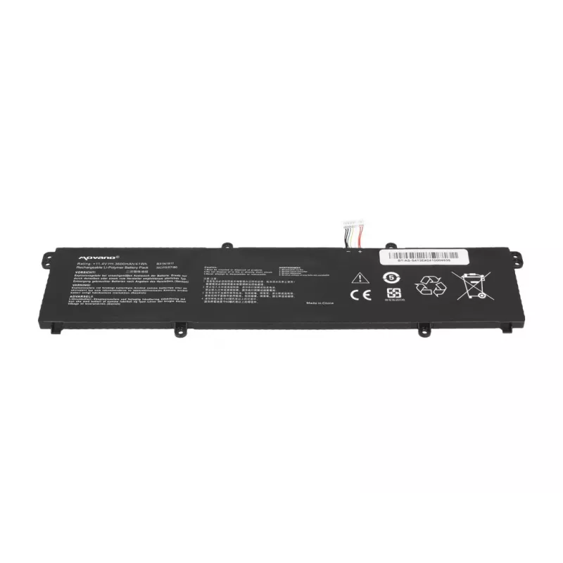 Bateria MITSU B31N1911 C31N1911 para Asus VivoBook Flip 14 X421 TM420 R413 K413FA - 3600 mAh (41 Wh)