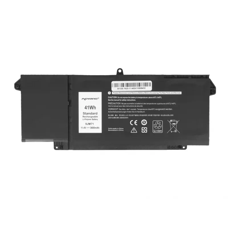Bateria MITSU 9JM71 7FMXV para Dell Latitude 5320 7320 7420 7520 - 3600 mAh (41 Wh)