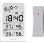 SENCOR estação multifunções SWS 2300 W - estação meteorológica com relógio, despertador e sensor exterior