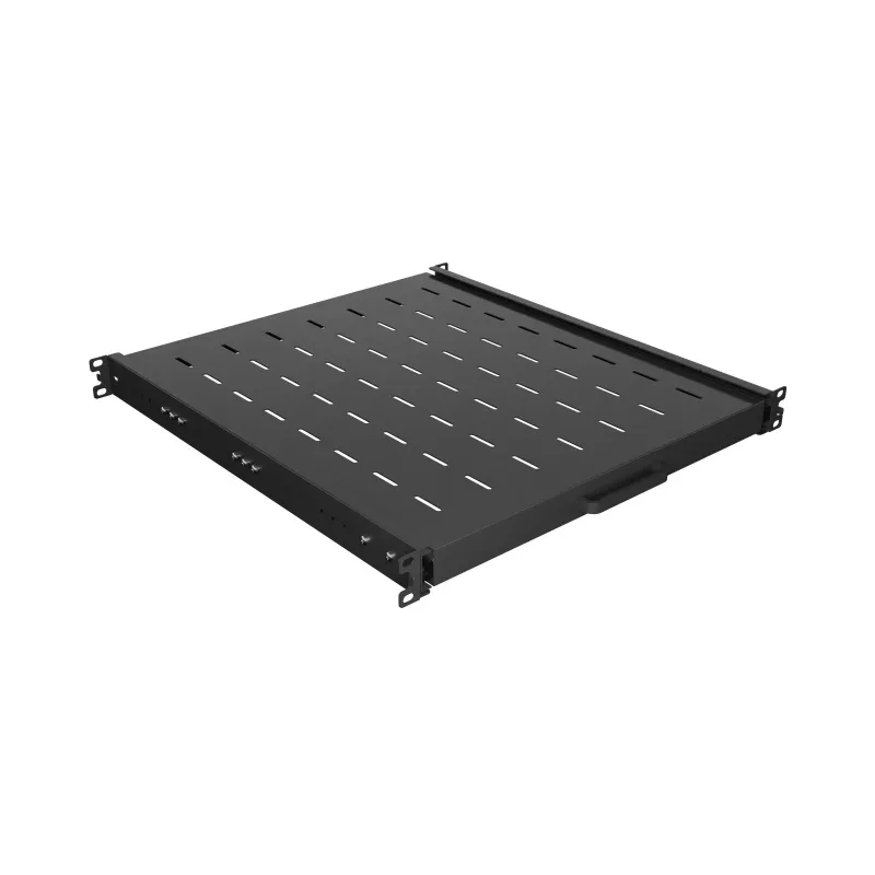 Lanberg Gaveta para rack 19 polegadas 1U 500mm de profundidade preta 35kg de capacidade
