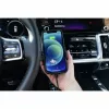ANSMANN WiLine 15 Suporte de carregamento automóvel sem fios - carregamento rápido Qi 15W, fixação automática, rotação 360°, preto
