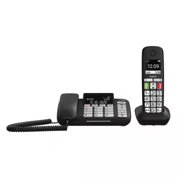 Gigaset DL780 Plus telefone com fios com atendedor de chamadas, preto