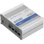 Teltonika RUTX09 router celular industrial 4G LTE-A Cat 6 com switch Gigabit de 4 portas, Dual SIM, GNSS