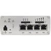 Teltonika RUTX09 router celular industrial 4G LTE-A Cat 6 com switch Gigabit de 4 portas, Dual SIM, GNSS