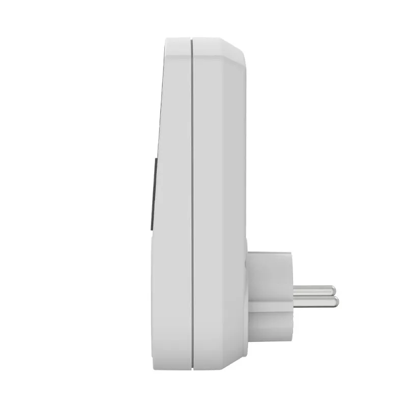 SAVIO AE-03 temporizador digital com visor LCD, 10 programas, 16A, ficha Schuko, branco