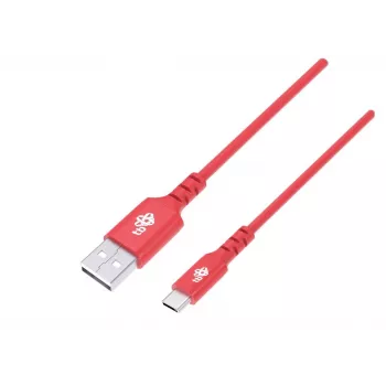 Cabo TB USB-C para USB-C 1m vermelho carregamento rápido 100W PD e sincronização de dados