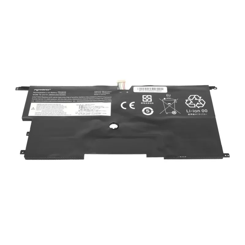 Bateria MOVANO para Lenovo ThinkPad X1 Carbon Gen 2/3 - 2800 mAh (43 Wh)