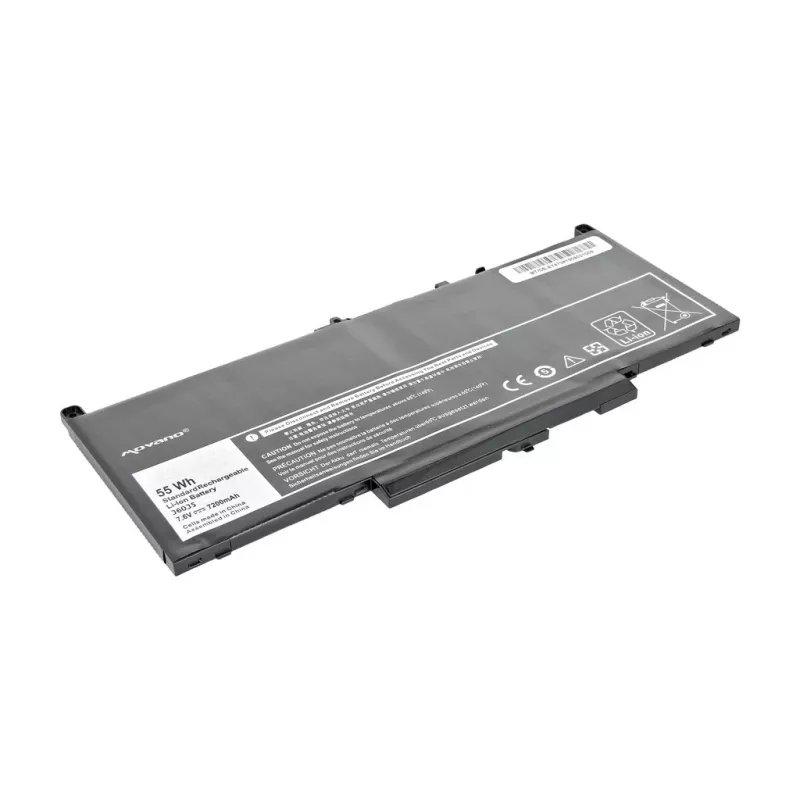 Bateria MOVANO J60J5 GG4FM MC34Y para Dell E7270 E7470 - 7200 mAh (55 Wh)