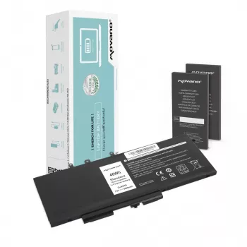Bateria MOVANO GJKNX para Dell Latitude 5280 5480 5490 5590 - 6000 mAh (46 Wh)