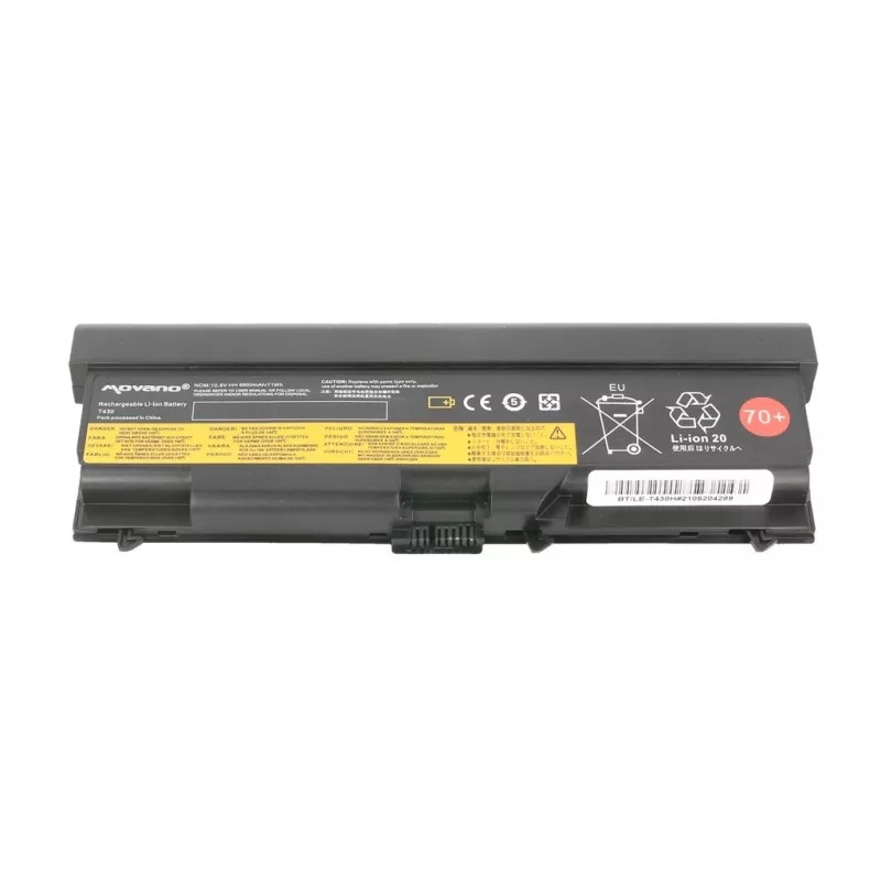 Bateria MOVANO para Lenovo ThinkPad L530 T430 T530 - 6600 mAh (71 Wh)