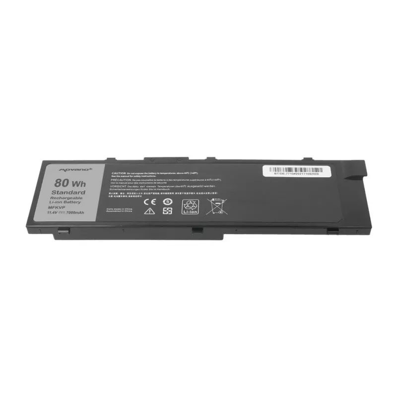 Bateria MOVANO MFKVP para Dell Precision 15 7510 17 7710 - 7000 mAh (80 Wh)