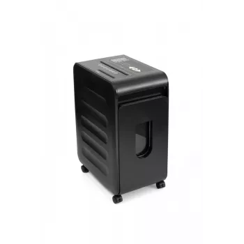 Destruidora de papel WALLNER MR 2212 C4 de corte em partículas, 12 folhas, 20L, preta