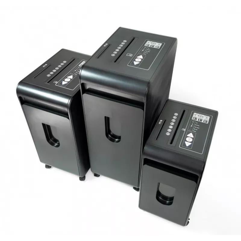 Wallner Destruidora de documentos MR 2817 C4 Cross-Cut, 10 folhas, 21 L, preto