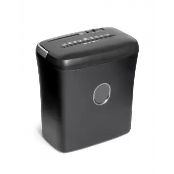 WALLNER Destruidora de documentos XD1012 CD Cross-Cut, 6 folhas, 10 L, preto
