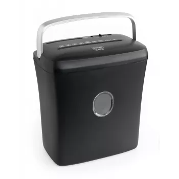 WALLNER Destruidora de documentos XD1012 CD Cross-Cut, 6 folhas, 10 L, preto