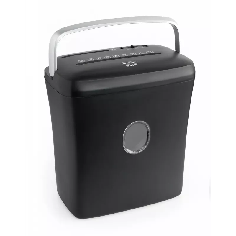 WALLNER Destruidora de documentos XD1012 CD Cross-Cut, 6 folhas, 10 L, preto