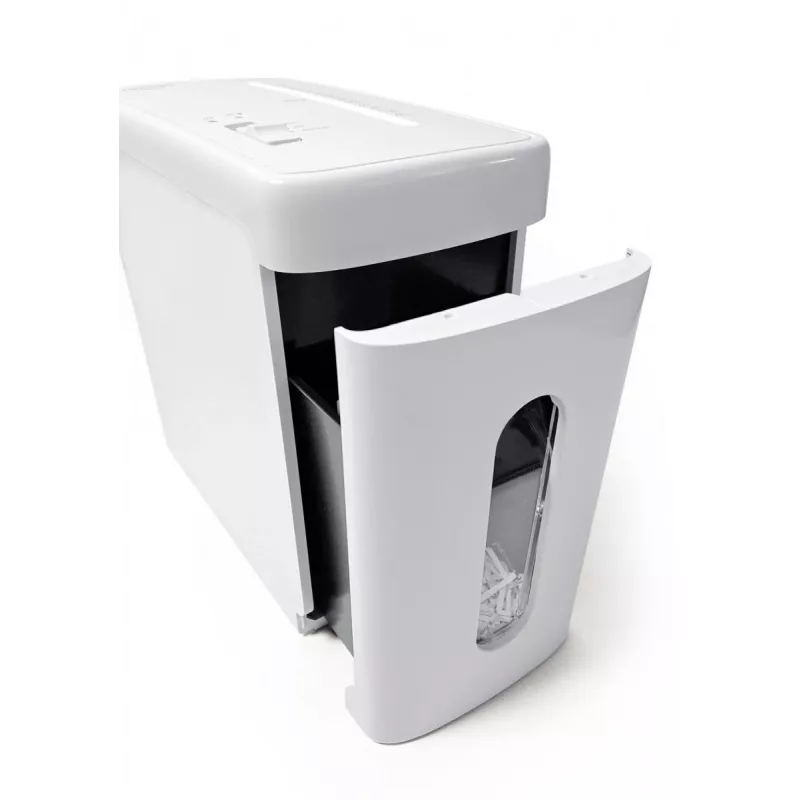 WALLNER Destruidora de documentos EF910 C4 Cross-Cut, 6 folhas, depósito de 10 L, preto