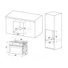 Forno compacto MPM-63-BOK-24, 24L, 1500W, preto
