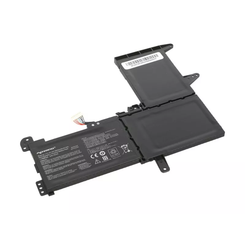 Bateria MOVANO B31N1637 para Asus VivoBook S15 S510 F510 - 3600 mAh (41 Wh)