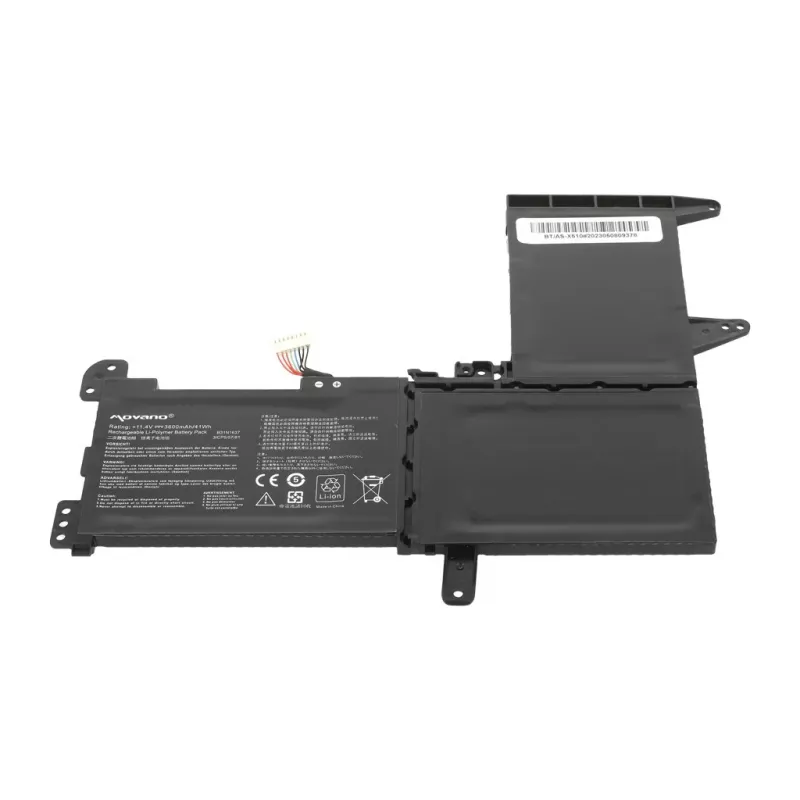 Bateria MOVANO B31N1637 para Asus VivoBook S15 S510 F510 - 3600 mAh (41 Wh)