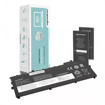 Bateria MOVANO 01AV430 para Lenovo ThinkPad X1 Carbon 5th Gen 6th Gen 2017 2018 - 4650 mAh (54 Wh)