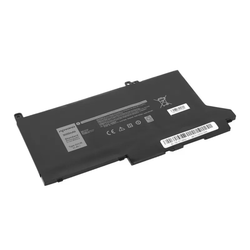Bateria MOVANO DJ1J0 C27RW para Dell Latitude 7280 7290 7380 7390 7480 7490 - 11,4V - 3000 mAh (34 Wh)