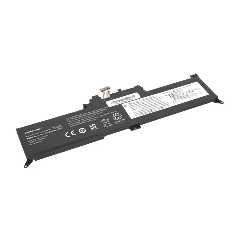 Bateria MOVANO 00HW027 01AV434 para Lenovo ThinkPad Yoga 260 370 X380 - 2700 mAh (40 Wh)
