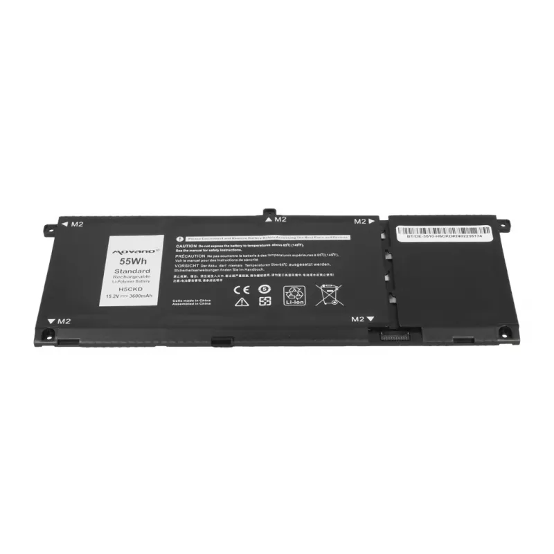 Bateria MOVANO H5CKD para Dell Inspiron 5400 5401 5402 5406 5501 5508 - 3600 mAh (55 Wh)