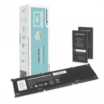 Bateria MOVANO 69KF2 para Dell Alienware M17 M15 R3 R4 Precision 5550 XPS 9500 9510 - 6000 mAh (69 Wh)