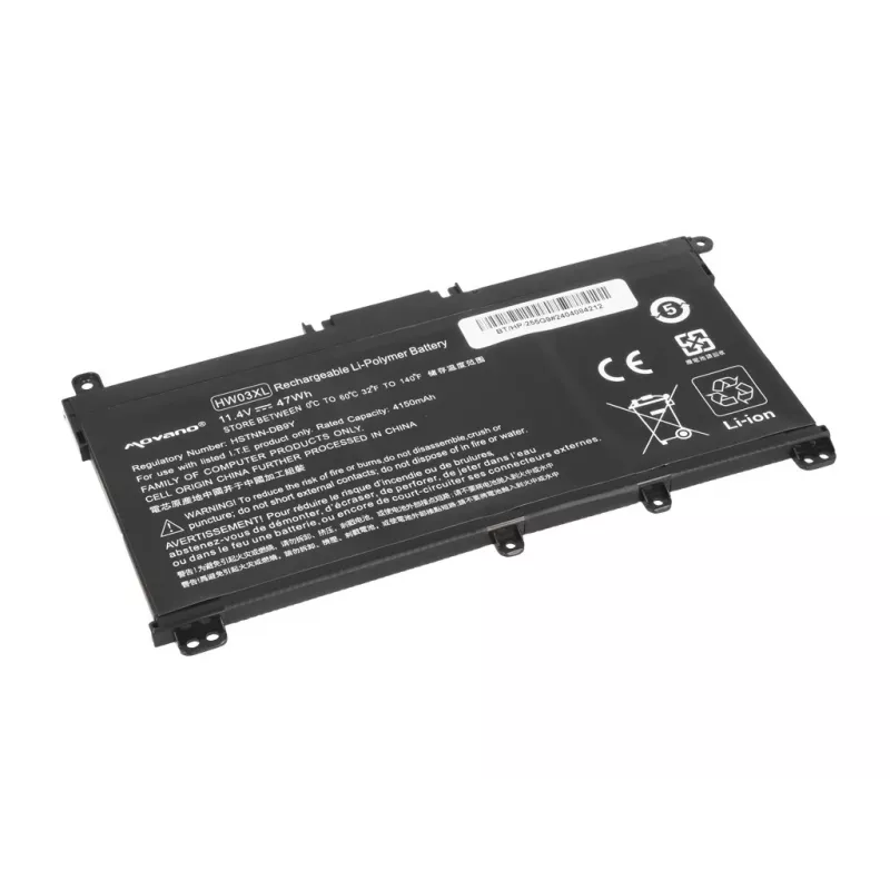 Bateria MOVANO HW03XL para HP Pavilion 15-EG, 15-EH, 17-CN, 17-CP Série - 4150 mAh (47 Wh)