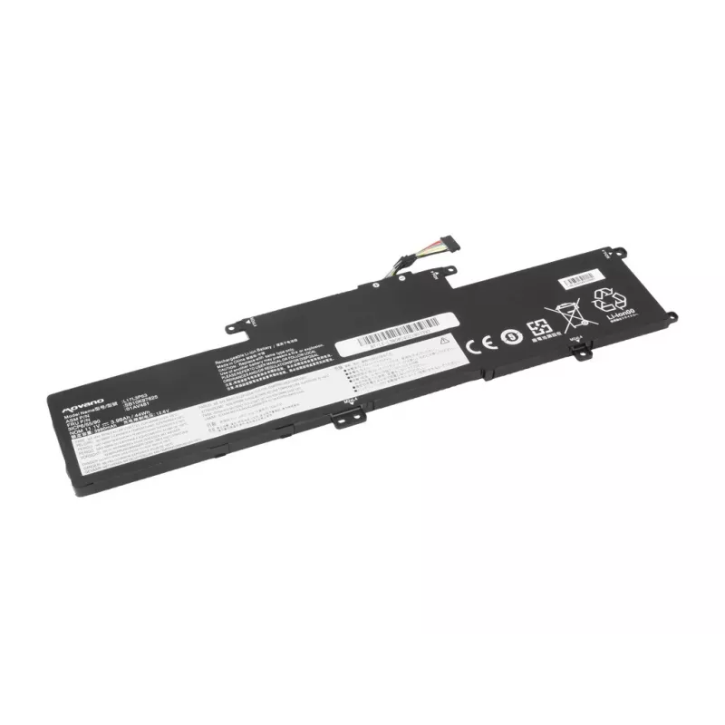 Bateria MOVANO L17L3P53 para Lenovo ThinkPad Yoga L380 L390 - 3990 mAh (44 Wh)