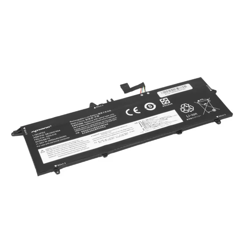 Bateria MOVANO L18C3PD2 para Lenovo ThinkPad T490s T495s T14s - 4650 mAh (54 Wh)