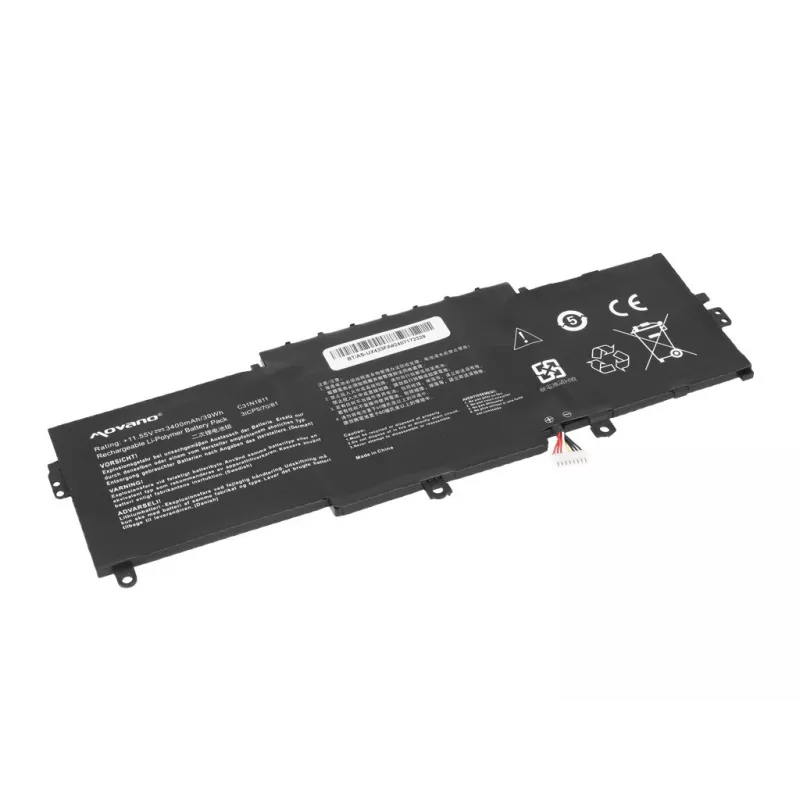 Bateria MOVANO C31N1811 para Asus ZenBook 14 UX433 UX433F UX433FA UX433FN UX433FL - 3400 mAh (39 Wh)